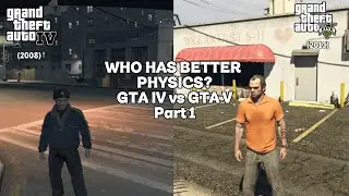GTA 4 VS GTA 5 - Physics Comparison Part 1 | @NikoCrashDistrict