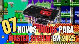 07 NOVOS JOGOS PARA MASTER SYSTEM EM 2025!