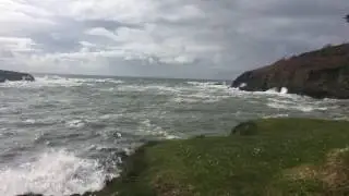 30 April 2017 - a cold lumpy day a Sandycove Island, Kinsale, County Cork, Ireland