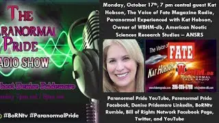 Kat Hobson live on The Paranormal Pride
