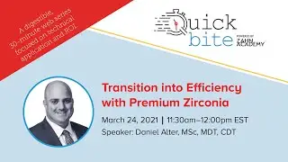 Quick Bite: Transition into Efficiency with Premium Zirconia