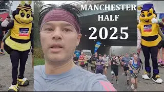 Manchester Half Marathon 2025 - Race Vlog - 1hr27 ?