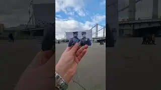Как это было. Москва. Крымский мост. 1945 год. #Moscow#history#nowandthen