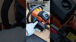 Advanced Self Starting Technology For Efficient Outdoor Wood Cutting