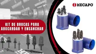 KIT DE BROCAS PARA ABOCARDAR Y ENSANCHAR EL TUBO DE COBRE FRIGOR&Iacute;FICO &middot; HECAPO