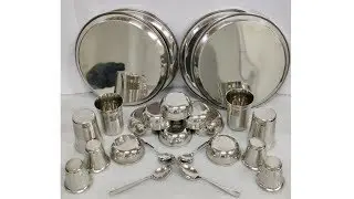Jumbo all in one Dinner set -24pcs (super high gloss 100% stainless steel)