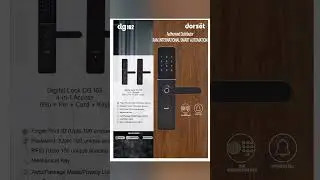 DORSET DIGITAL SMART DOOR LOCK DG102 - #biometriclock #fingerprint #fingerprint_lock #smartdoorlock