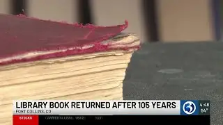 BRIGHT SPOT: Library book returned after 105 years