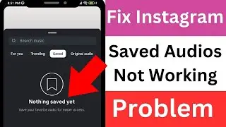 Сохранённые аудиозаписи в Instagram не работают | Сохранённые аудиозаписи в Instagram не отобража...