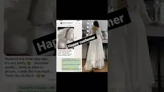 customer reviews || happy customer || designer dresses