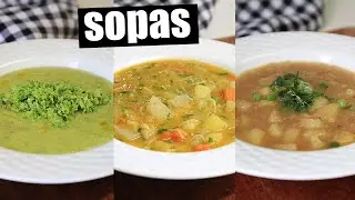 3 OPÇÕES DE SOPAS PARA AQUECER O CORAÇÃO  #03 | FÁCEIS, DELICIOSAS E ACESSÍVEIS | TNM Vegg