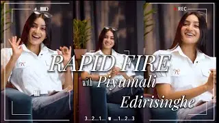 🔥 Rapid Fire with Piyumali Edirisinge | Beauty Secrets, Gossip & The Glow Behind Lia Gold!