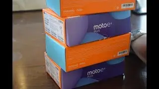 Unboxing of Moto E4 Plus, 5000 mAh 🔋