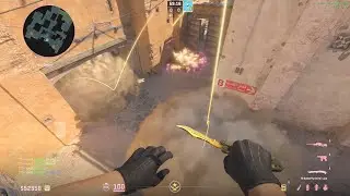 CS2 dust2 Mid to B nade set