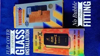 Tempered Glass & Flip Cover Replacement Step by Step | Mobile Service Demo