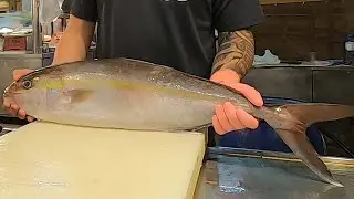 Taiwanese street food -YELLOWTAIL AMBERJACK Sashimi