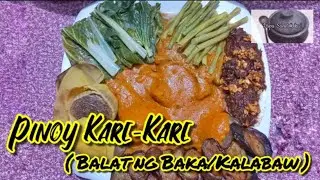 Special Kare Kare (Balat ng Baka/Kalabaw). Masarap na putaheng panghandaan!