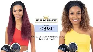 Hair to Beauty New Hairs - Shake N Go Headband Wigs (AURORA & DREAMER) 👍👍👍