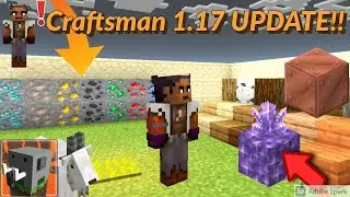 Новое бесплатное обновление CRAFTSMAN 1.17! || Текстуры Minecraft, аметист, медь, новые руды и многое другое! Ссылка ⬇⬇