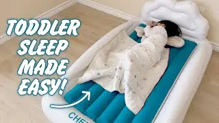 QUICK LOOK: Toddler Air Bed with Pump - Perfect Anywhere!