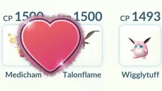 * MEDICHAM * TALONFLAME * CHARIZARD * - LOVE CUP : GREAT LEAGUE