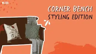 One Minute Home Makeover: Corner Bench