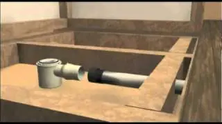 Creating a Wet Room - Lining up Drainage
