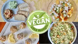 Cosa mangio in un giorno VEGAN con RICETTE FACILI