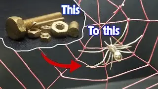 DIY - Turn copper snails into spiders