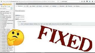 There is no create new database option in phpmyadmin