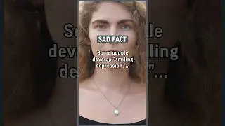 Some people develop &ldquo;smiling depression,&rdquo; where they appear happy but feel deeply sad inside. #sad