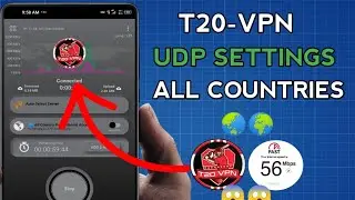 How To Setup T20-VPN with all Country UDP Settings For Secure Browsing 