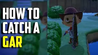 How to Catch a Gar | Gar ACNH | Gar Animal Crossing New Horizons | ACNH Gar | Animal Crossing Gar