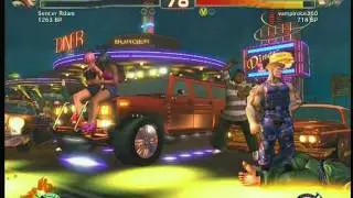 super street fighter 4 vampiroce360 vs Senser rdam (part1)