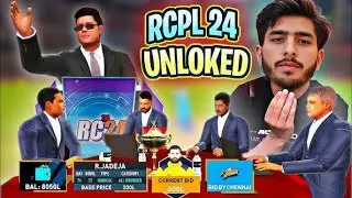 RCPL AUCTION 2025 LIVE TOURNAMENT IN REALCRICKET 24 LIVE I NEW UPDATE IN RC24 AUCTION WITH LSG live