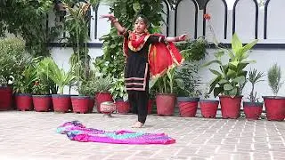 Best performance by little girl Mehak on celebration of Teej in Shalimar Model Sen.Sec. school