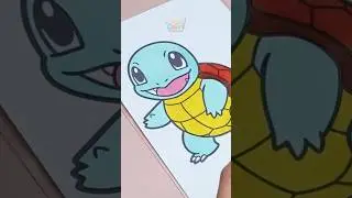 Cute Squirtle Coloring | Pok&eacute;mon #short