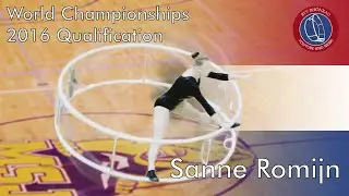 Sanne Romijn 16th Place World Championships in Gymwheel 2016 Qualification Round