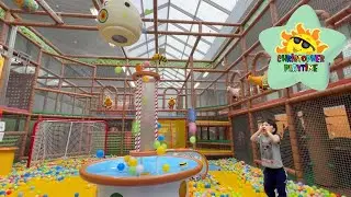 Christopher plays in Indoor Treehouse Playground | Calgary Alberta Canada