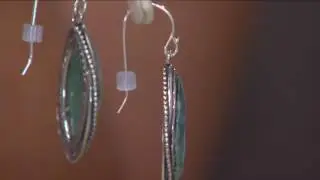Sterling Silver Beaded Texture Roman Glass Drop Earrings by Or Paz on QVC