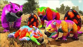 O BEBÊ LEÃO MARSUPIAL DOENTE FOI SALVO GRAÇAS AOS OVOS DE ESPINOSSAUROS! ARK ANIMALS EVOLVED