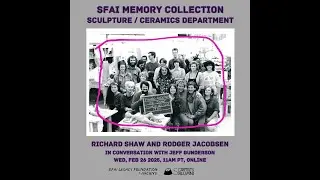 SFAI Memory Collection: Sculpture/Ceramics Department