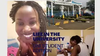 A Day in The Life of a UNIVERSITY student(KU)How our Lecture halls look like/living alone