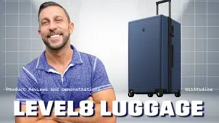 LEVEL8 Trunk Luggage, 28 Inch Luggage with Spinner Wheels, Luminous Textured 28 Inch