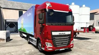 Euro Truck Simulator 2 - DAF XF (Super Space) - Gameplay (PC UHD) [4K60FPS]