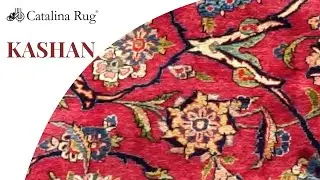 Antique Palace Size Persian: 15 x 23 Red Kashan Rug