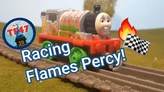 Thomas Push Along Racing Flames Percy Review! | Thomas Trackmaster Push Along New For 2021! | TF47!