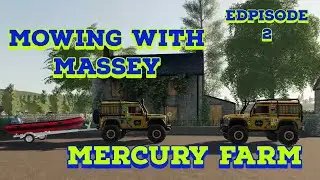 Mowing with Massey Ferguson/mercury farm/map by ALiEN JiM/farming simulator 19