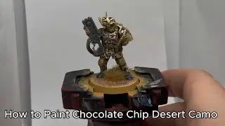 How to paint Chocolate Chip Desert Camo