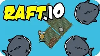 ATTACK OF THE SHARKS PIRATES! ► RAFT.IO Gameplay